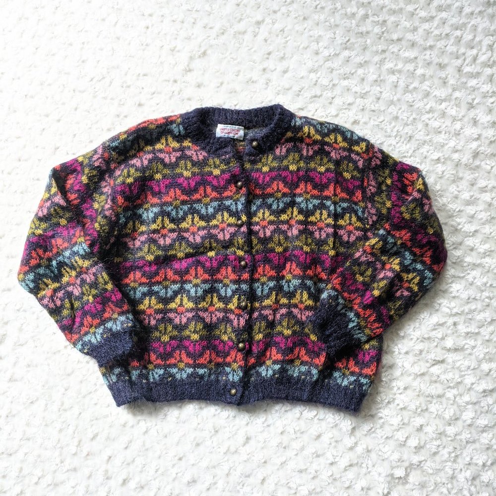 UCB Multicolor Mohair Sweater Sz S